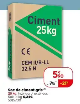 Weldom Ciment offre