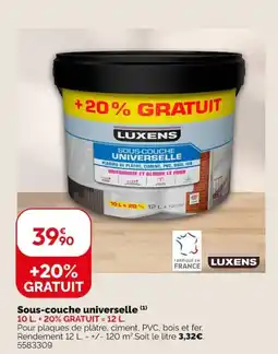 Weldom LUXENS Sous-couche universelle offre