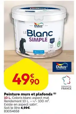 Weldom Dulux Le Blanc Simple offre