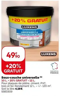 Weldom LUXENS Sous-couche universelle offre