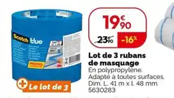 Weldom Scotch blue rubans de masquage offre