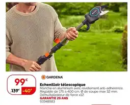 Weldom GARDENA Echenilloir télescopique offre