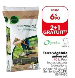 Weldom geolia Terre végétale offre