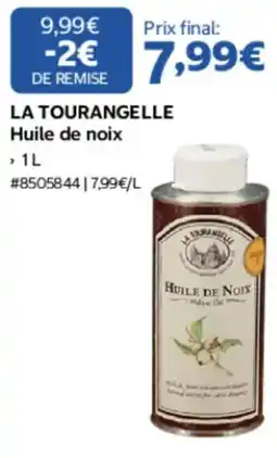Costco LA TOURANGELLE Huile de noix offre