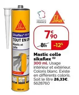 Weldom Sika Mastic colle sikaflex offre