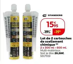 Weldom STANDERS Cheville chimique offre
