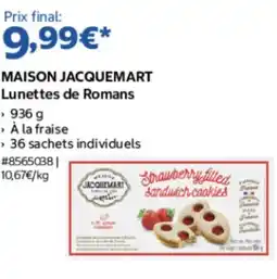 Costco MAISON JACQUEMART Lunettes de Romans offre