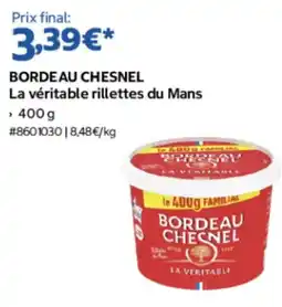Costco BORDEAU CHESNEL La véritable rillettes du Mans offre