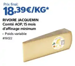Costco RIVOIRE JACQUEMIN Comté AOP offre