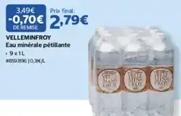 Costco VELLEMINFROY Eau minérale pétillante offre