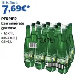 Costco Perrier Eau minérale gazeuse offre