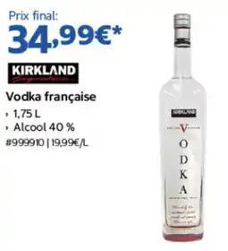Costco KIRKLAND Vodka offre