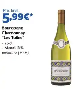 Costco Les Tuiles Bourgogne Chardonnay offre
