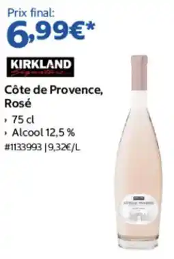 Costco KIRKLAND Côte de Provence, Rosé offre