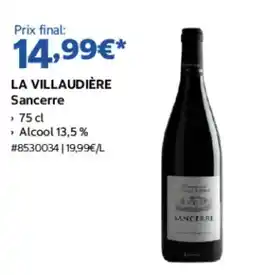 Costco LA VILLAUDIÈRE Sancerre offre