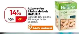 Weldom NATURIA Allume-feu à laine de bois offre
