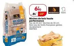 Weldom WOODSTOCK Bûches de bois haute performance offre
