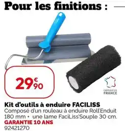 Weldom FACILISS Kit d'outils à enduire offre