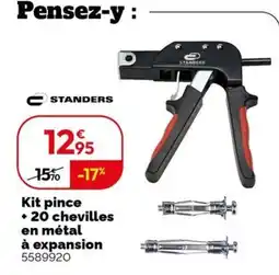 Weldom STANDERS Kit pince offre