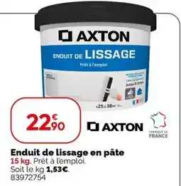 Weldom AXTON Enduit de lissage offre