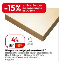 Weldom Plaque de polystyrène extrudé offre