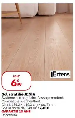 Weldom Artens Sol stratifié JENIA offre