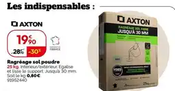 Weldom AXTON Ragréage sol poudre offre