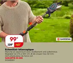 Weldom GARDENA Echenilloir télescopique offre