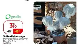 Weldom geolia Voile d'hivernage offre