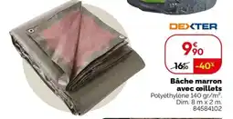 Weldom DEXTER Bâche marron offre