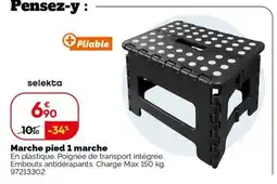 Weldom selekta Marche pied 1 marche offre