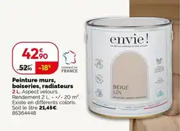 Weldom envie! Peinture murs, boiseries, radiateurs offre