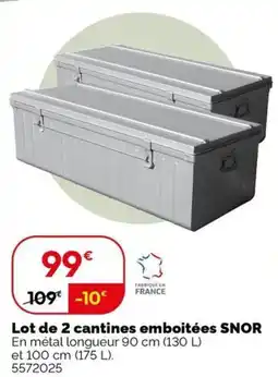 Weldom SNOR cantines emboîtées offre