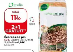 Weldom Geolia écorces de pin offre
