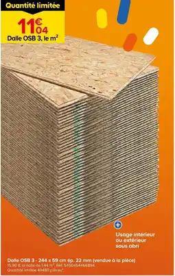 Castorama Dalle osb 3 offre