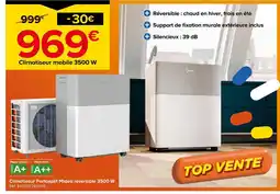 Castorama Midea climatiseur portasplit réversible 3500 w offre