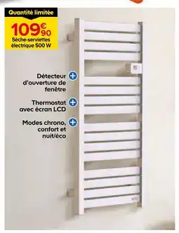 Castorama Sèche-serviettes électrique 500 w offre