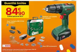 Castorama Bosch coffret perceuse à percussion sans fil easyimpact 18v-40 offre