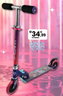 JouéClub Trottinette pliable k-pop demon hunters offre