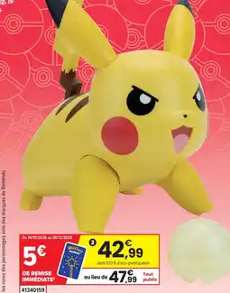 JouéClub Figurine battle sction pikachu offre