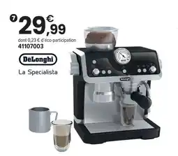 JouéClub Delonghi machine à café la specialista offre