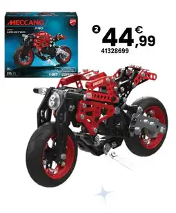 JouéClub Meccano ducati motorcycle offre