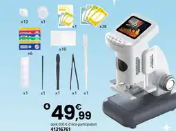 JouéClub Le labo des curieux microscope digital offre