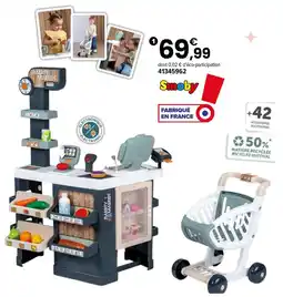 JouéClub Smoby smarty market offre