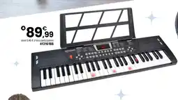 JouéClub Clavier électronique de 54 touches et éclairage offre