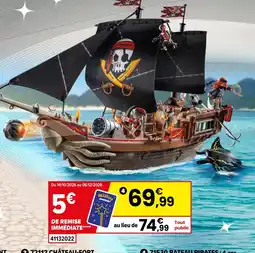 JouéClub 71530 bateau pirates offre