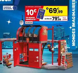 JouéClub Playmobil 72191 grande caserne de pompiers offre