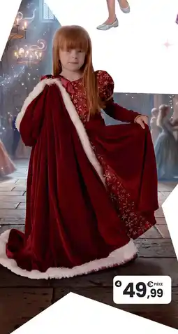 JouéClub Déguisement robe en velours rouge offre