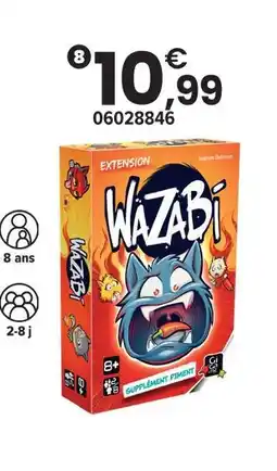 JouéClub Wazabi extension supplément piment offre