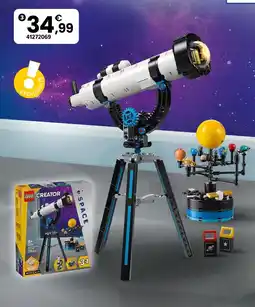 JouéClub Lego 31378 le télescope d’exploration spatiale offre